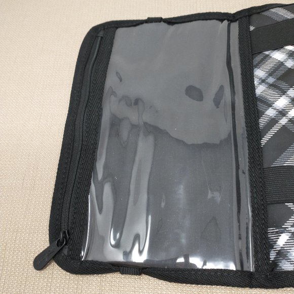 THIRTY-ONE PLAID TRAVEL MAKEUP BRUSH ORGANIZER - Picture 3 of 11